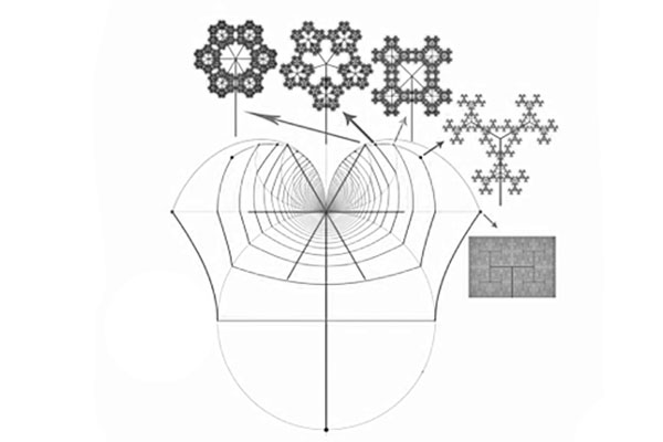 Generalized self-contacting n-ary symmetric trees