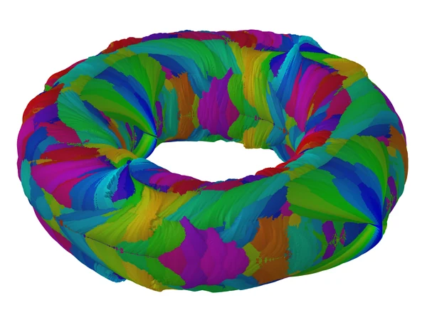 Detailed angular survey of the 4D atlas, with coloured bands of finite numerical signatures.